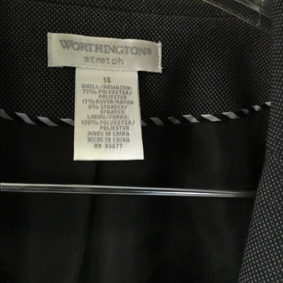 Worthington Stretch Blazer—Size 14 - Picture 6 of 6